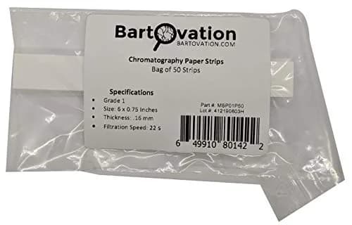Bartovation Chromatography Paper, 6 x 3/4 in, Grade 1 | Laboratory Grade for Separating Mixtures thumbnail 2