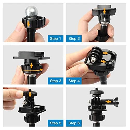 Pipishell Webcam Stand 25 Inch Flexible Gooseneck Mount for Logitech & Other Webcams | 360° Rotation, Max 0.5kg thumbnail 6
