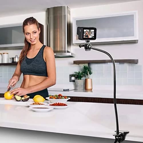 Pipishell Webcam Stand 25 Inch Flexible Gooseneck Mount for Logitech & Other Webcams | 360° Rotation, Max 0.5kg thumbnail 8
