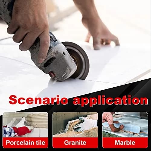 Casaverde 4-inch (105 mm) Super Thin Diamond Porcelain Saw Blade Set | Fast, Chip-Free Cuts for Masonry thumbnail 5