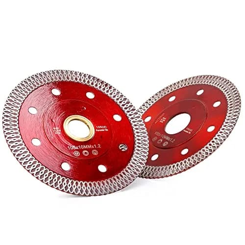 Casaverde 4-inch (105 mm) Super Thin Diamond Porcelain Saw Blade Set | Fast, Chip-Free Cuts for Masonry thumbnail 6