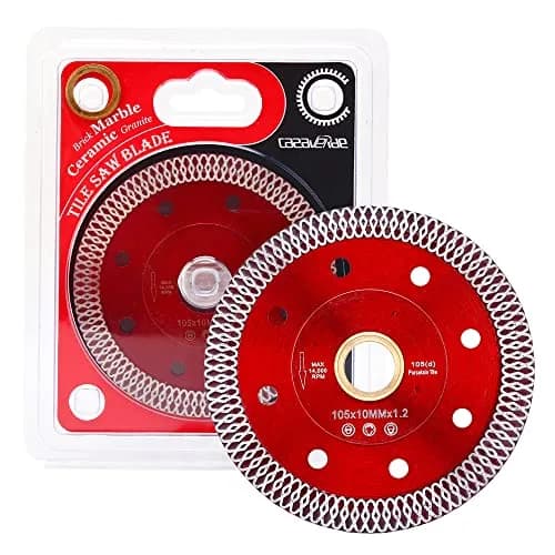 Casaverde 4-inch (105 mm) Super Thin Diamond Porcelain Saw Blade Set | Fast, Chip-Free Cuts for Masonry thumbnail 1