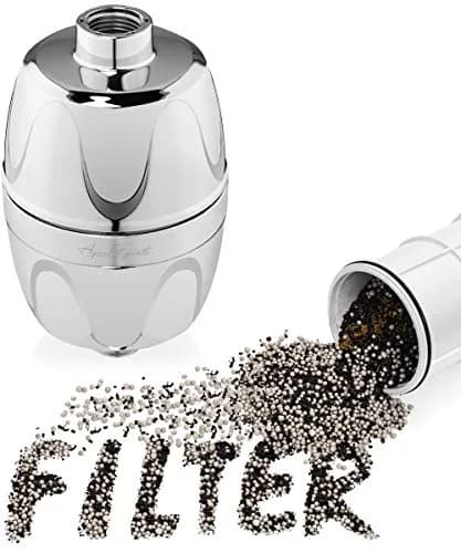 Aqua Elegante Chlorine Shower Water Filter - Polished Chrome | Reduces Chlorine & Heavy Metals, Softens Skin & Hair — Polished Chrome