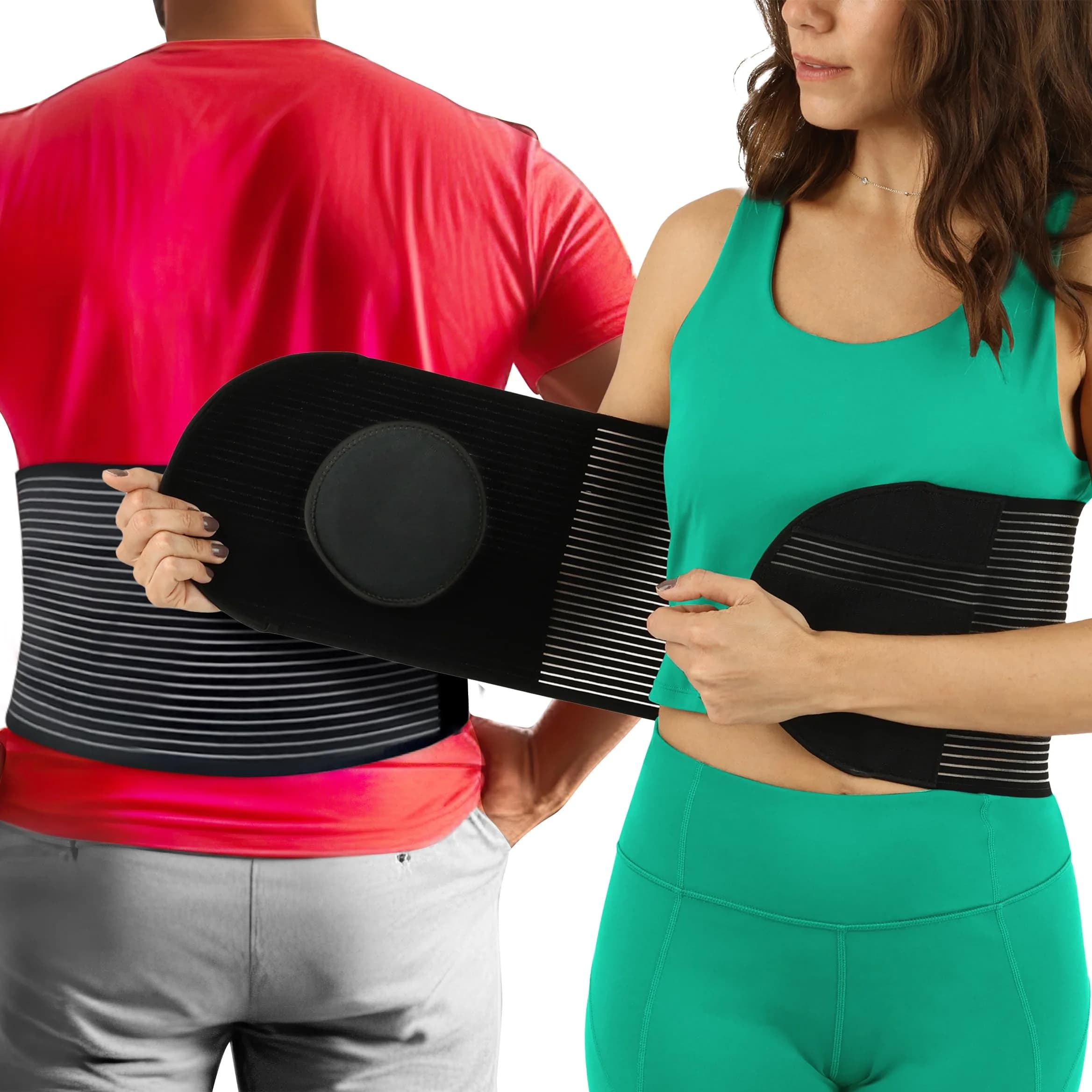 ARMSTRONG AMERICA Plus Size Hernia Belt for Men & Women XXL (51"-62") | Post Surgery Abdominal Binder with Pad