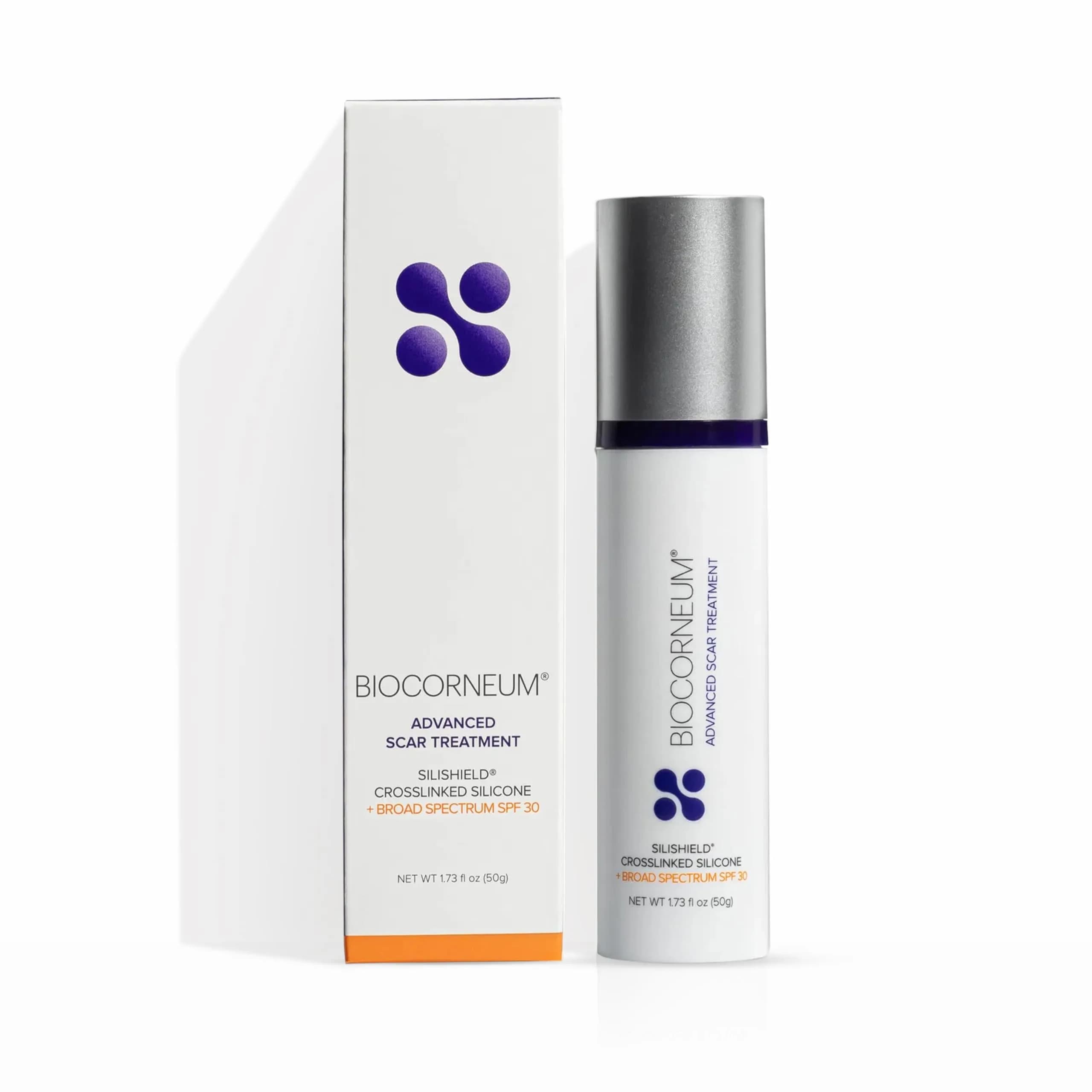 Biocorneum Advanced Scar Treatment with SPF 30 & Silishield - 50g Jar | Effective Silicone Gel for Surgical Scars - main product image