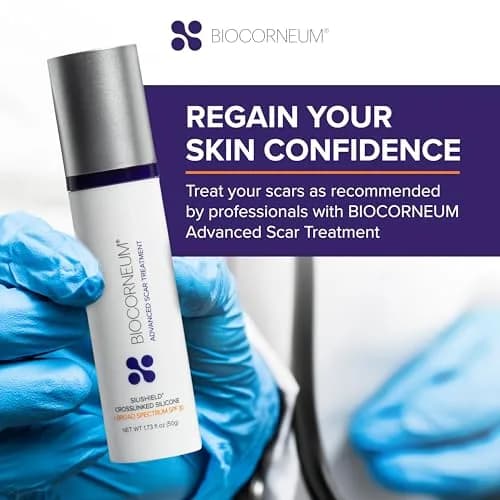Biocorneum Advanced Scar Treatment Gel SPF 30 with Silishield 50g (1.75 Fl Oz) | Water-Resistant Silicone Scar Cream for All Skin Types thumbnail 9