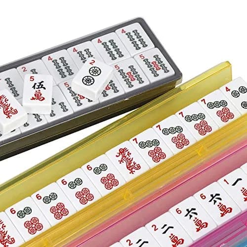 HNDTEK American Mahjong Set 166 Tiles, 1.5" x 1.5" Tiles | Non-Toxic Melamine for Family Game Nights thumbnail 5