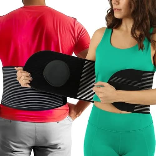 Armstrong America Hernia Belt for Men & Women - S/M (23"-29") | Post Surgery Abdominal Binder with Pressure Pad thumbnail 1
