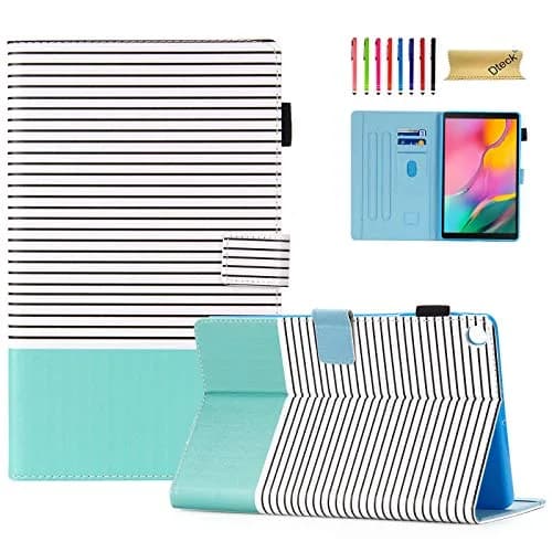 Dteck SM-T510 Case for Samsung Galaxy Tab A 10.1 2019 | Premium Leather Folio Stand with Card Slots thumbnail 1