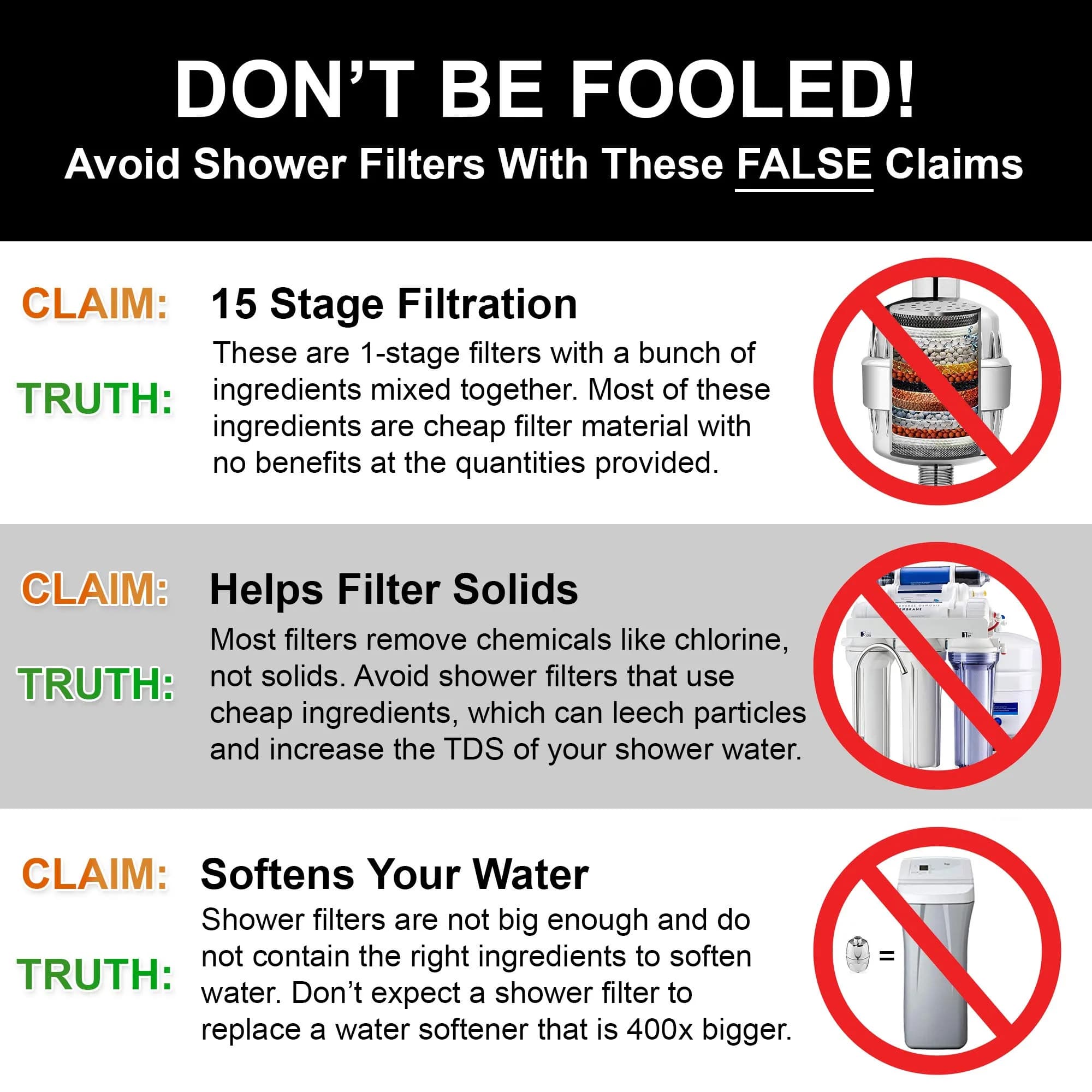 Aqua Elegante Chlorine Shower Water Filter - Brushed Nickel | Reduces Chlorine & Heavy Metals thumbnail 8