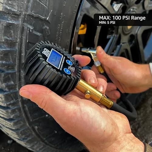 JACO ElitePro Digital Tire Pressure Gauge - 100 PSI | Professional Accuracy & Durable Build thumbnail 6