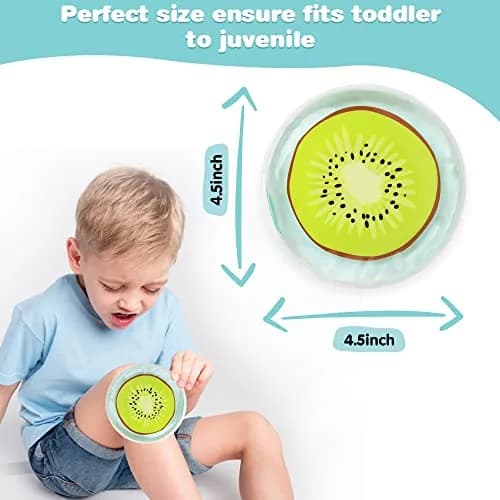 Hilph Kids Fruit Ice Packs 3 Count | Soft Flexible Gel for Boo Boos, Fevers, and Injuries - view 4