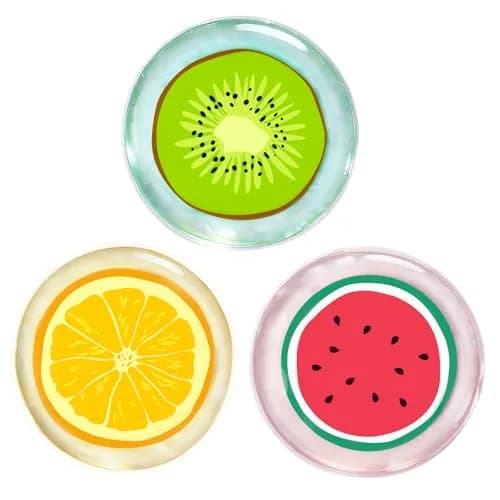 Hilph Kids Fruit Ice Packs 3 Count | Soft Flexible Gel for Boo Boos, Fevers, and Injuries - main product image