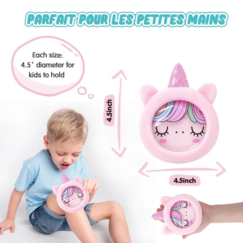 Hilph Kids Ice Packs 3 Pcs Unicorn Design | Reusable Gel Hot Cold Packs for Toddlers & Babies - view 3