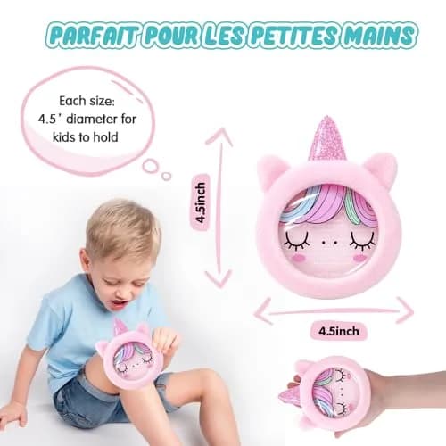 Hilph Kids Ice Packs for Boo Boos, Reusable Gel Cold Packs with Plush Sleeves, 3 Pcs (Unicorn, Duck, Reindeer) | Pain Relief for Toddlers thumbnail 3