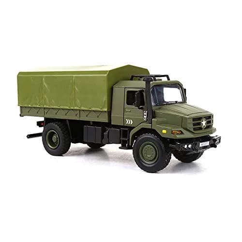Ailejia Classic Military Diecast Transport Trucks 9" x 3.7" x 2.9" | Retro Army Model for Collectors & Gifts thumbnail 7