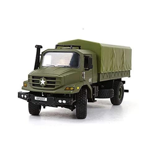 Ailejia Classic Military Diecast Transport Trucks 9" x 3.7" x 2.9" | Retro Army Model for Collectors & Gifts thumbnail 8