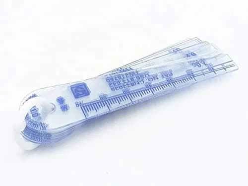 BESNIN Plastic Feeler Gauge 13-in-1 Gap Measuring Tool 1mm (0.04 in) | Foldable Metric Imperial for Valve Shim Use thumbnail 4