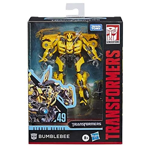 Transformers Studio Series 49 Deluxe Class Bumblebee Action Figure 4.5-Inch (11.4 cm) | Movie 1 Autobot thumbnail 1