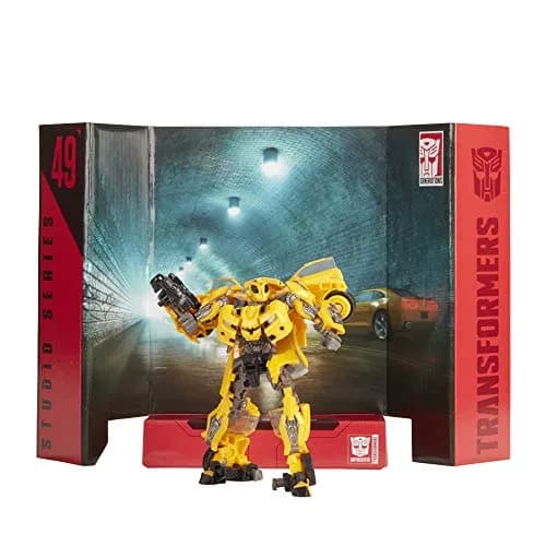 Transformers Studio Series 49 Deluxe Class Bumblebee Action Figure 4.5-Inch (11.4 cm) | Movie 1 Autobot thumbnail 9
