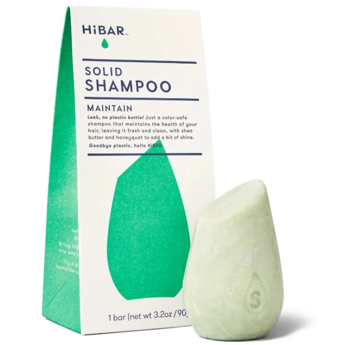 HIBAR Maintain Shampoo Bar 3.2 oz | Plastic-Free, Nourishing & Balanced Hair