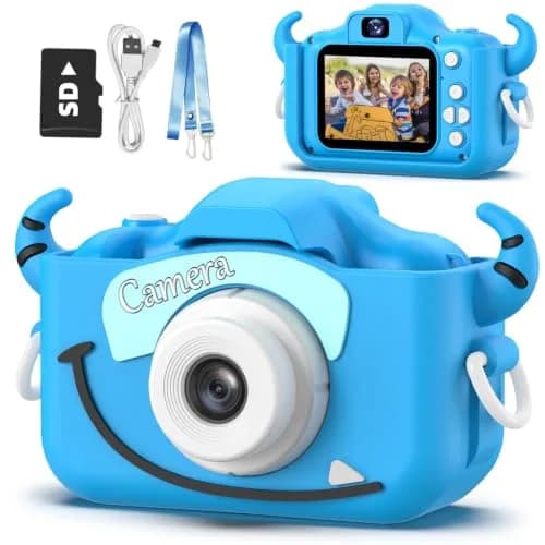 Goopow Kids Digital Camera Toys 12MP 1080P | Educational & Non-Toxic for Ages 3-8 thumbnail 1