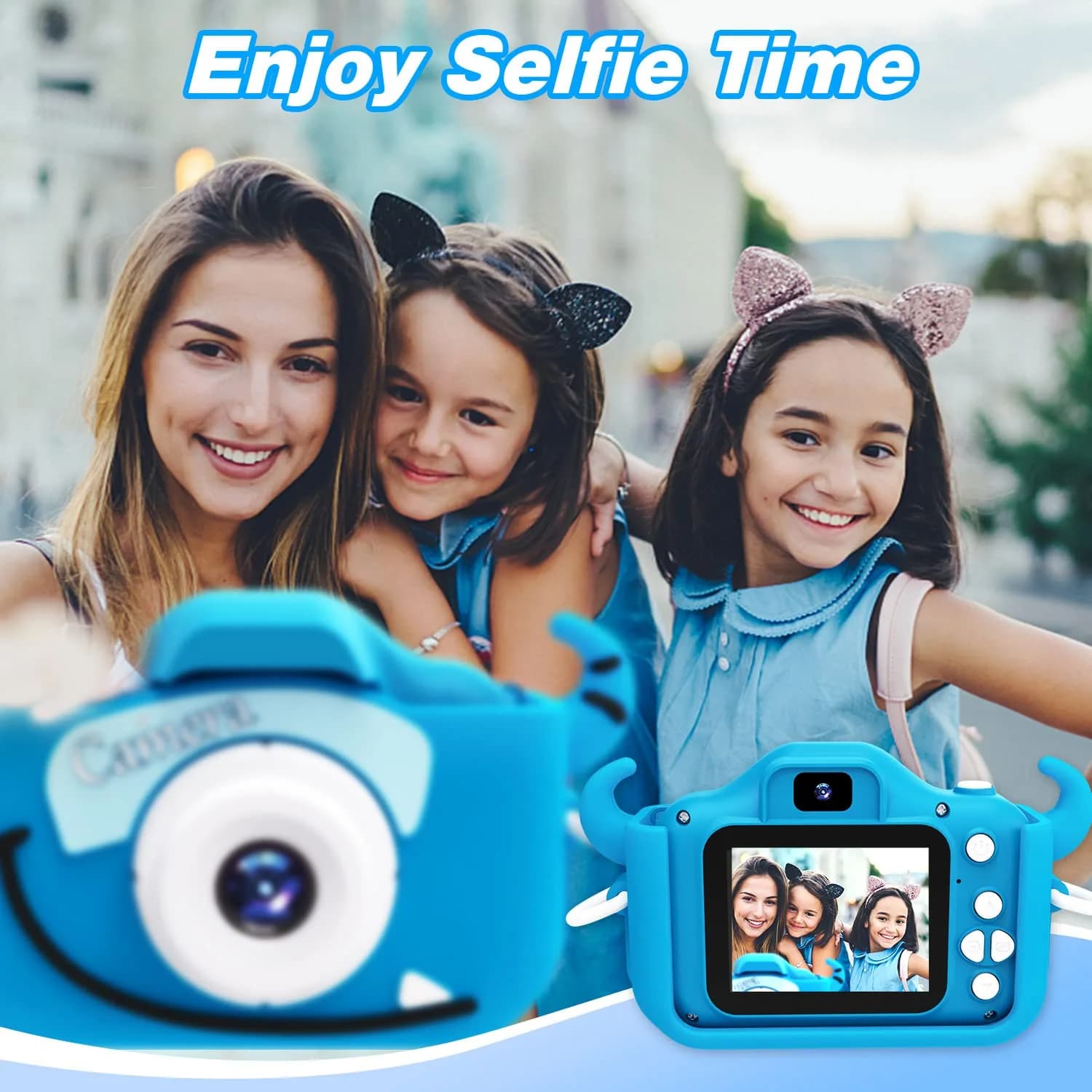 Goopow Kids Digital Camera Toys 12MP 1080P | Educational & Non-Toxic for Ages 3-8 - view 4
