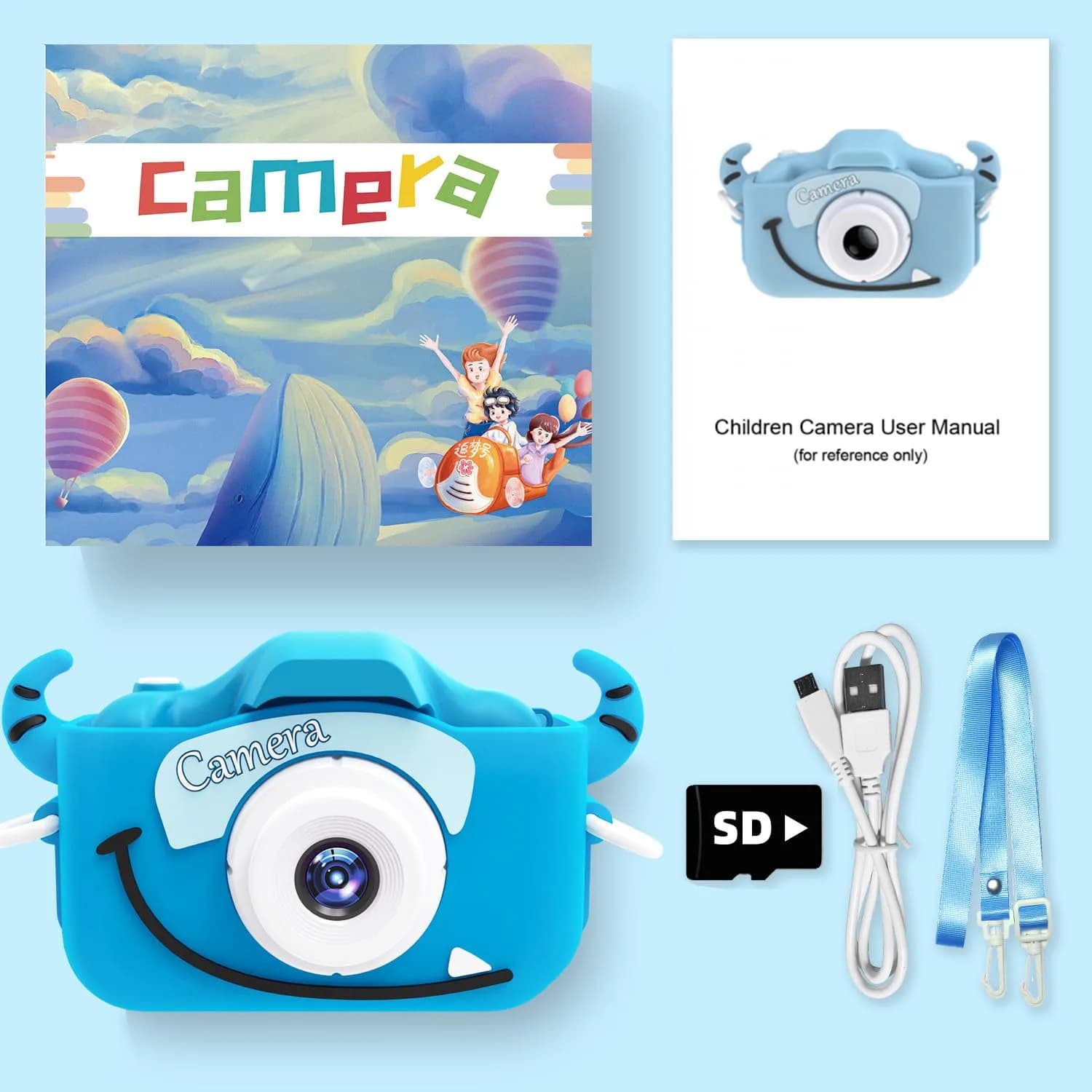 Goopow Kids Digital Camera Toys 12MP 1080P | Educational & Non-Toxic for Ages 3-8 - view 8