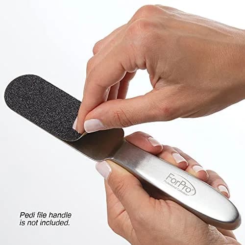 ForPro Stainless Steel Pedi File Refill 50ct 60 Grit | Water-Resistant Callus Smoother thumbnail 4