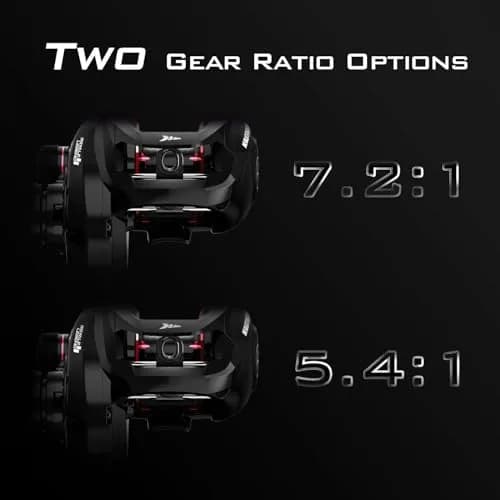 KastKing Royale Legend II Baitcasting Reel 7.2:1 Right Hand 200ml (7.2oz) | Smooth 17.6LB Carbon Fiber Drag & 8-Magnet Braking thumbnail 4