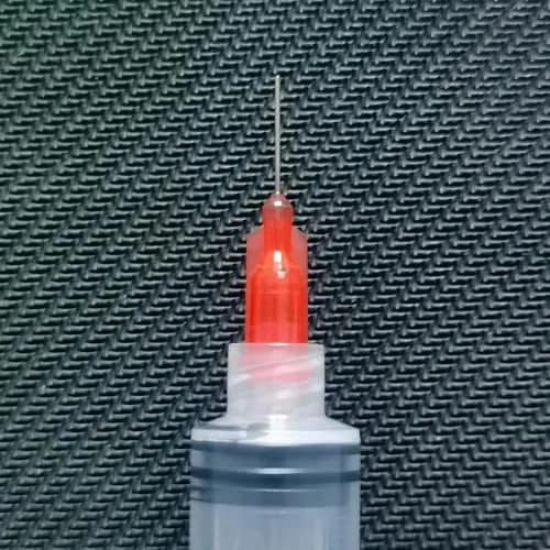 SANANTS 25 Gauge 0.5 Inch Blunt Tip Dispensing Syringe Needles, Red 20 PCS | Precision Applicator, Luer Lock, Microdot Application thumbnail 5