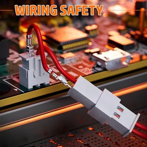 PEBA Crimping Tool and JST Connector Kit - 18 Types of 2.5 mm JST-XH Connectors & Crimp Pins, for DIY Electronics, Suitable for AWG 32-20 Wires thumbnail 2