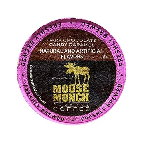 Harry & David Moose Munch Coffee Dark Chocolate Caramel 100 Single Serve Cups | Gourmet Coffee for Keurig Machines thumbnail 1