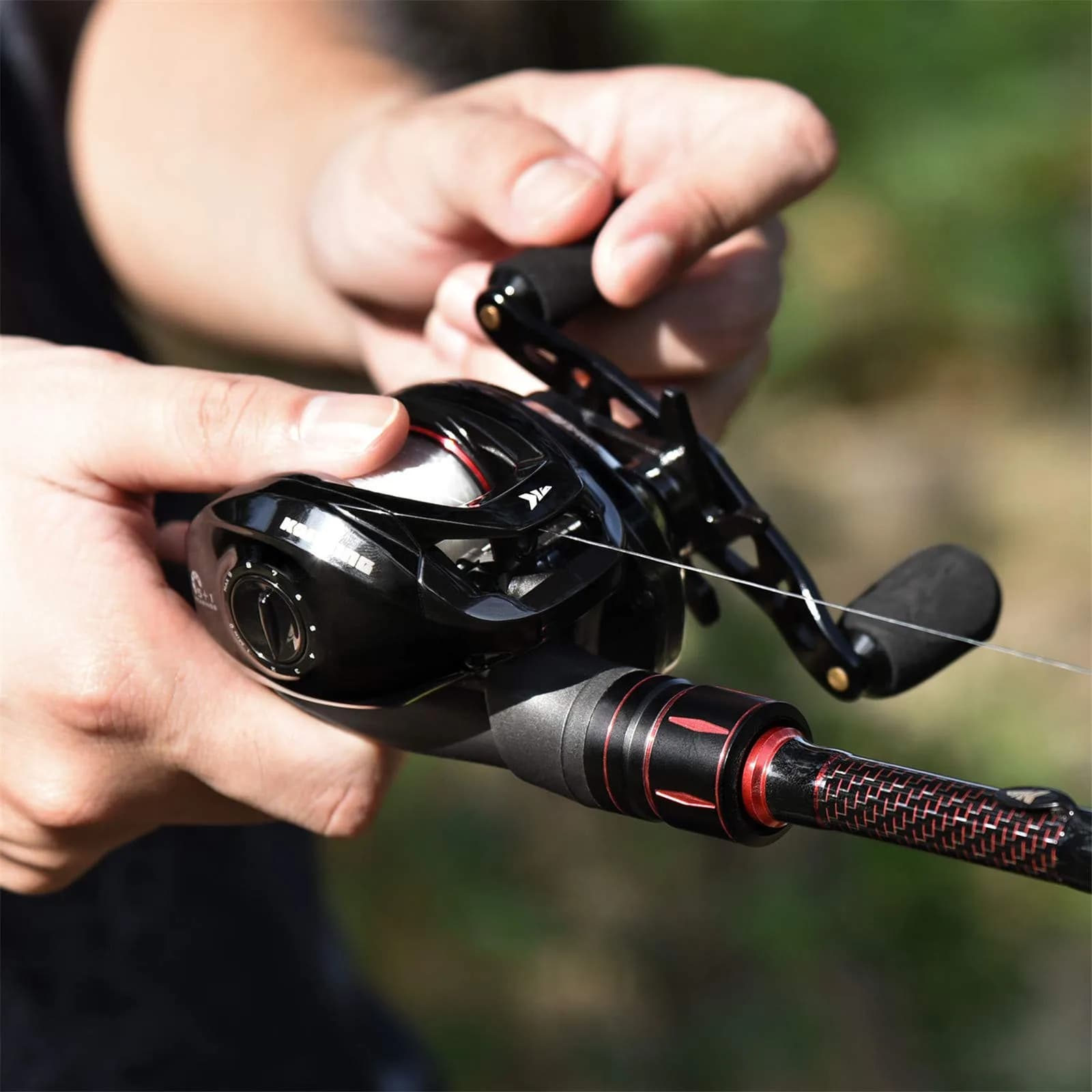 KastKing Royale Legend II Baitcasting Reel 5.4:1/7.2:1 Gear Ratio 17.6lb Carbon Fiber Drag | Compact Design Fishing Reel - view 7