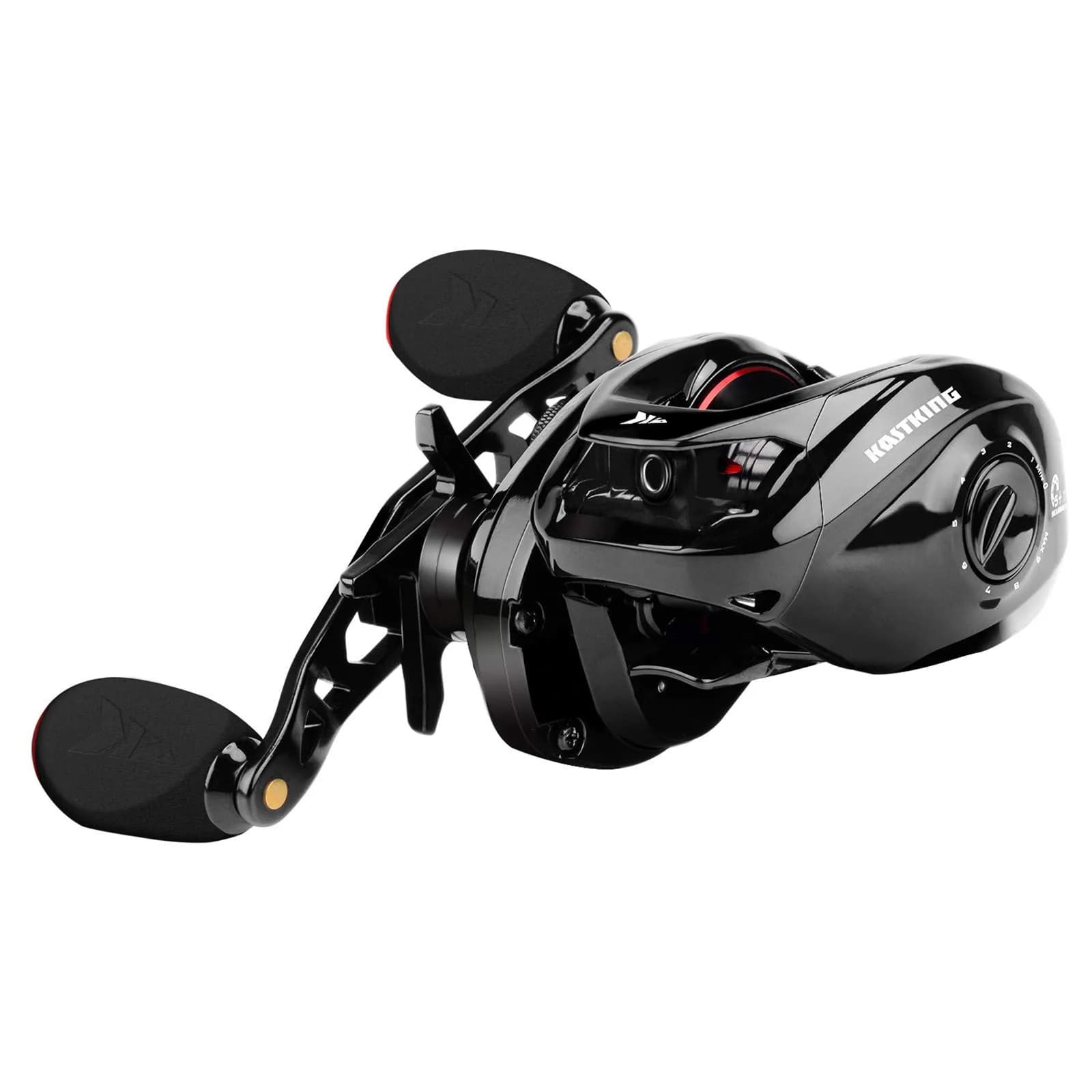KastKing Royale Legend II 5.4:1 Baitcasting Reel - Black-Right Hand - view 2
