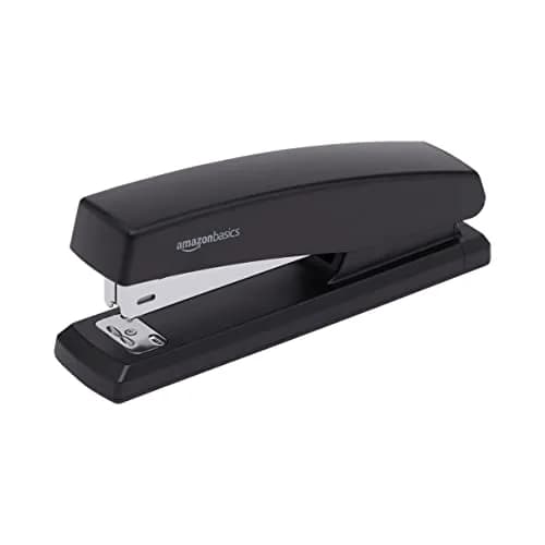 Amazon Basics Desktop Stapler Value Pack with 3000 Staples & Removers, Black, 3-Pack | Standard 25-Sheet Capacity thumbnail 1