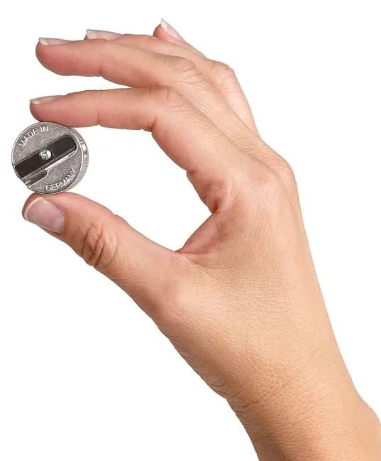 Sun's Out Beauty Precision 2-in-1 Cosmetic Pencil Sharpener | German Steel, Dual Size, Long-Lasting thumbnail 2