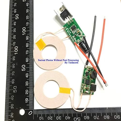Taidacent 12V 1A Wireless Charging Module with 43mm Coils | 10W DC Input, 5mm Transmission Distance thumbnail 3