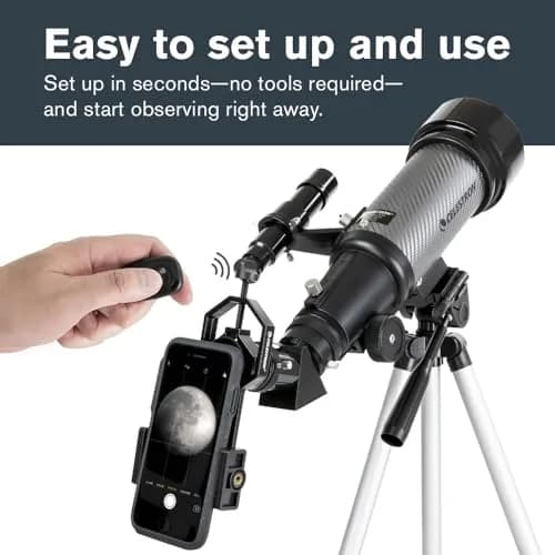 Celestron Travel Scope 70mm DX Refractor Telescope Kit with Backpack | Bright, Sharp Views for Beginners & Travel thumbnail 2