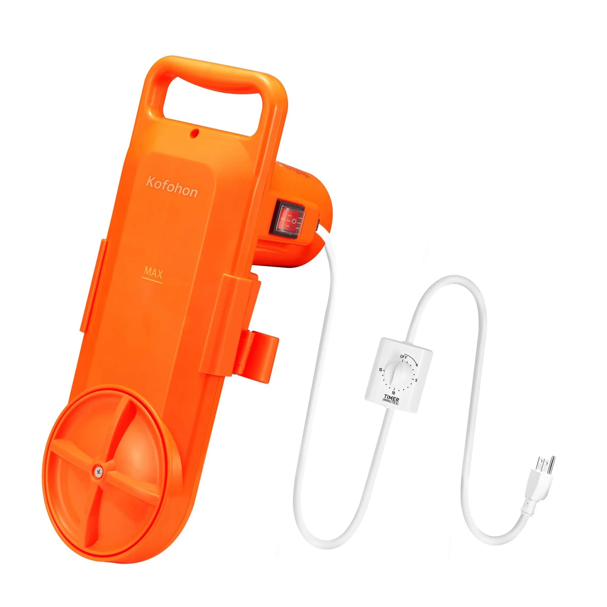 KOFOHON Portable Washing Machine 3.0 kg (6.5 lbs) | Semi-Automatic Washer for Homes, Dorms, RVs — Orange-CA