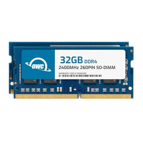 OWC 64GB (2x 32GB) DDR4 2400MHz SO-DIMM RAM for Mac - main product image