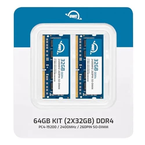 OWC 64GB (2x 32GB) DDR4 2400MHz SO-DIMM RAM for Mac - view 2
