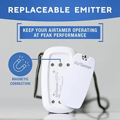 AirTamer Advanced A315W Personal Air Purifier Replacement Negative Ion Emitter Covers - White, 2-Pack | Negative Ion Emitter Covers for AirTamer A315W thumbnail 3