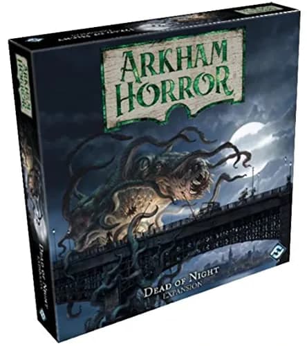Asmodee Arkham Horror The Dead of Night Board Game Expansion | New Scenarios & Investigators, Cooperative Mystery, Ages 14+, 1-6 Players, 2-3 Hr thumbnail 1