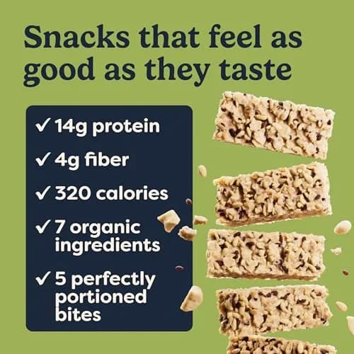 Tosi Plant Based Nut Bars Cashew 12 Pack | Gluten-Free Vegan Snack with Omega 3 (2.4oz each) thumbnail 4