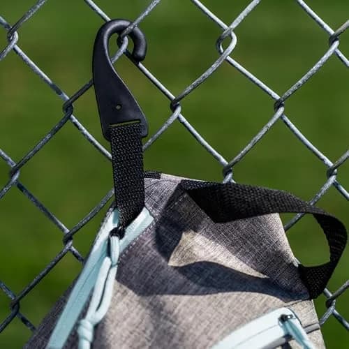 Franklin Sports Pickleball Sling Bag - Holds 6 Paddles, Gray/Blue | Durable Polyester, Adjustable Strap thumbnail 6