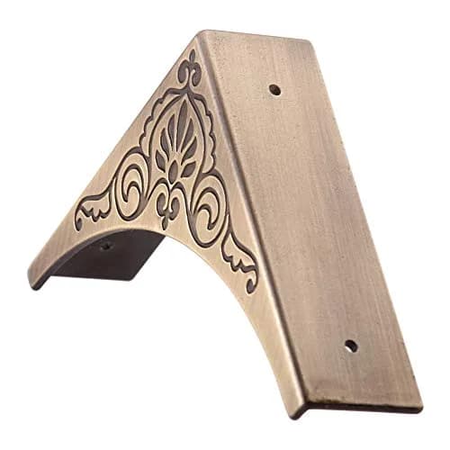 RFORPLY Metal Corner Protector 65.5mm (2.58") Antique Bronze | Protects Furniture Edges & Covers Damage thumbnail 4