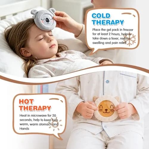 Hilph Kids Ice Packs for Boo Boos, 3 Gel Toddler Cold Packs with Cute Cover | FSA & HSA Eligible thumbnail 6