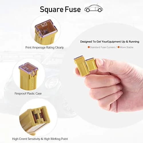 Rustark Automotive Fuses Assortment Kit 250pcs | Standard & Mini Car Blade Fuses, Low & Tall Profile, 4 Style, 251 Pieces thumbnail 4