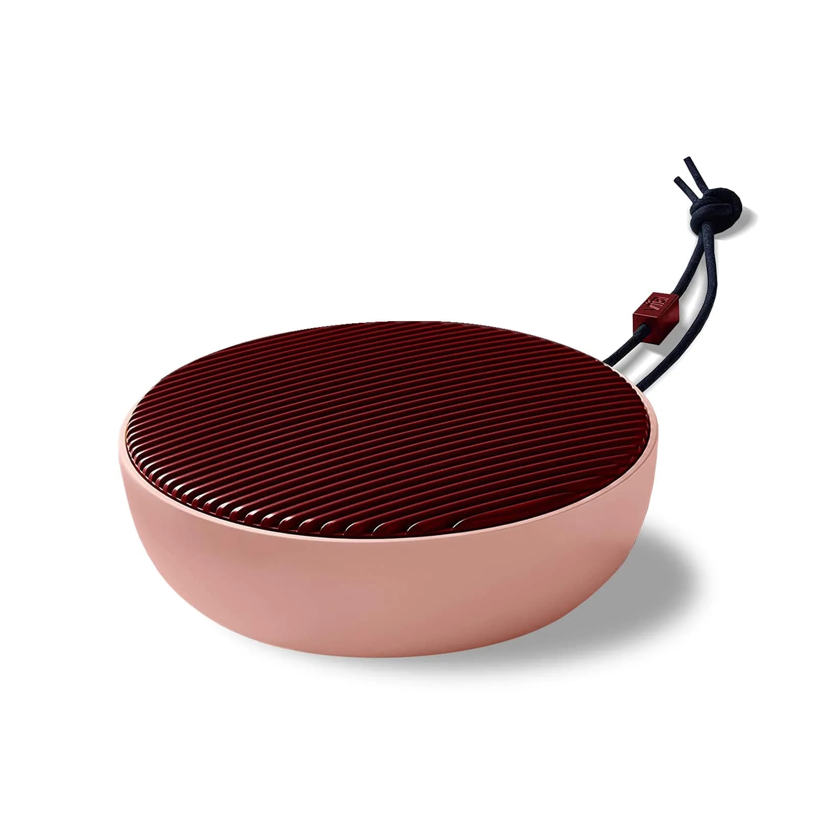 Vifa City Portable Wireless Bluetooth Speaker with Dual Pairing & IPX4 Waterproof, 20W HiFi Audio, 65mm Drivers, Burgundy Blush | Modern Premium Design - main product image